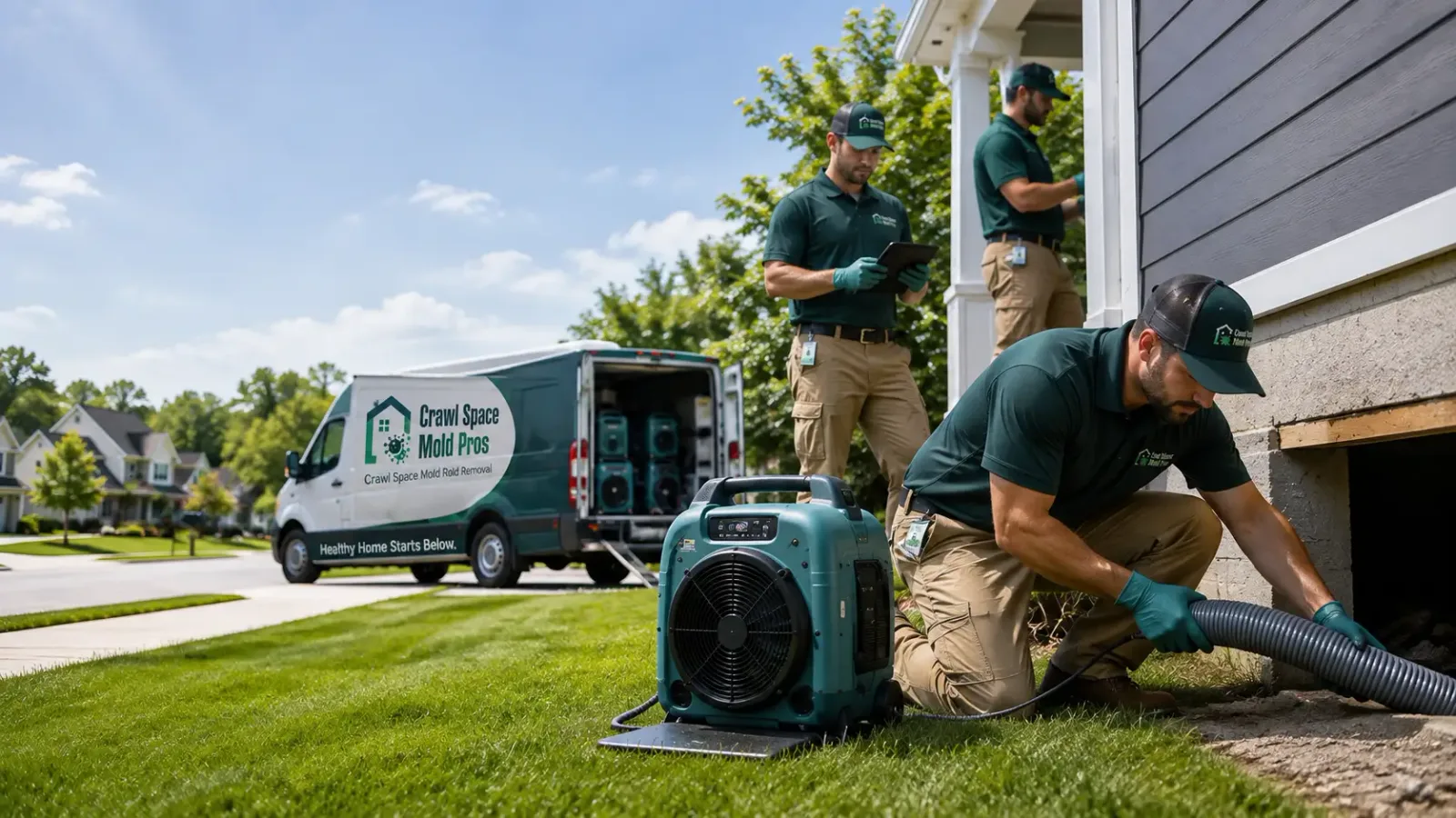 Crawl Space Mold Removal in Pedro, OH